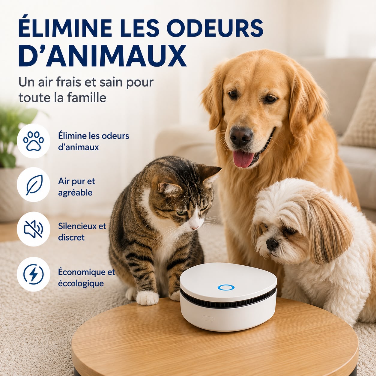 Aerozya — Purificateur d'Air Portable à l'Ozone
