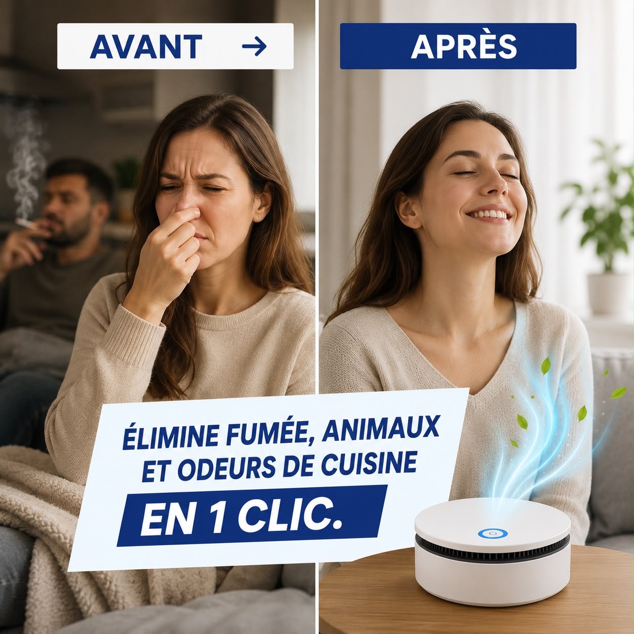 Aerozya — Purificateur d'Air Portable à l'Ozone