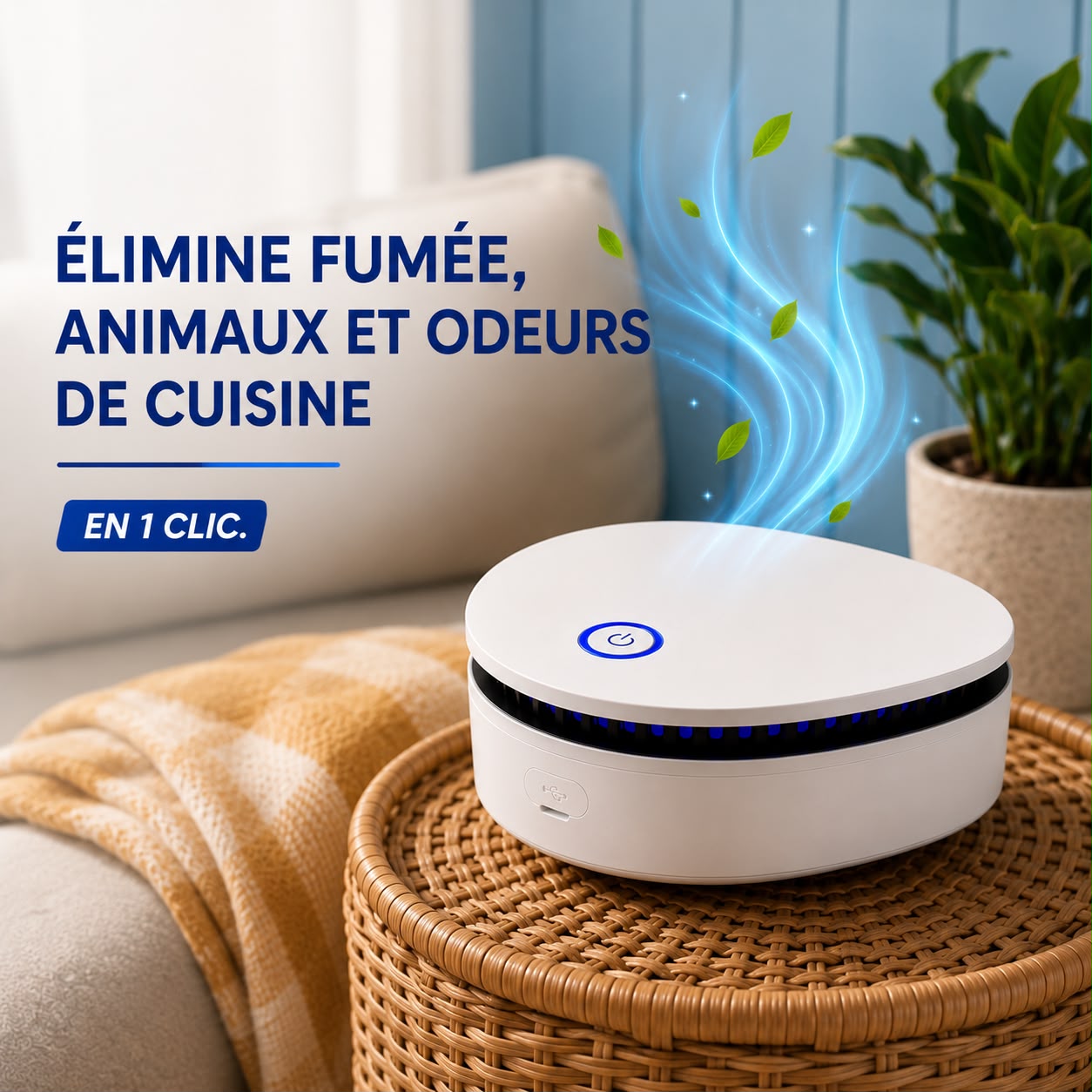 Aerozya — Purificateur d'Air Portable à l'Ozone