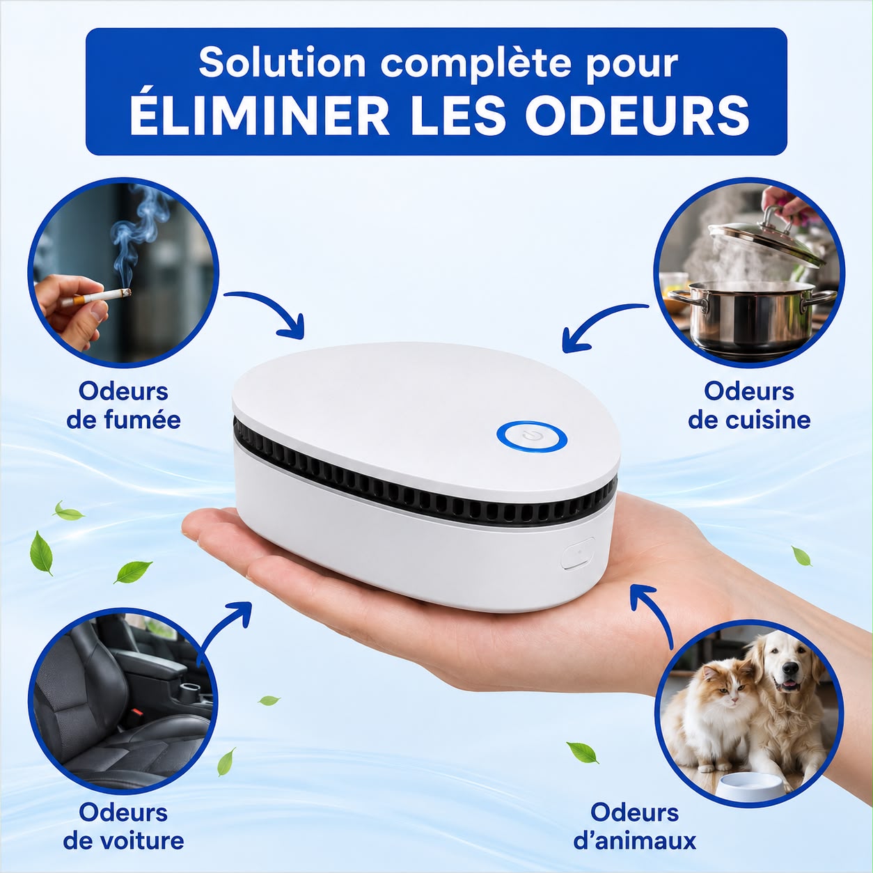 Aerozya — Purificateur d'Air Portable à l'Ozone